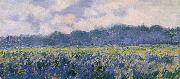 Claude Monet Field of Irses at Giverny Germany oil painting artist